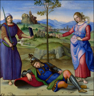 Quel peintre italien de la Renaissance a réalisé le tableau "Le Songe du chevalier" ?