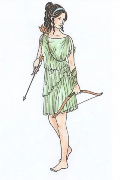 Quel est le nom romain de cette déesse qui se prénomme Artémis dans la mythologie grecque ?