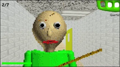 Comment peut-on savoir que Baldi est dans le coin ?