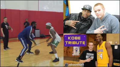 Dans une de ses vidéos, il rencontre son joueur favori. De qui s'agit-il ?