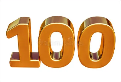 Maintenant en mathématiques, quelle est l'une des premières matières que nous apprenons ? Les chiffres bien sûr ! Traduis ''Cent" :