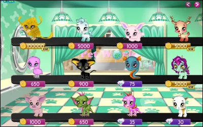 Combien de packs de pets rares vois-tu ?