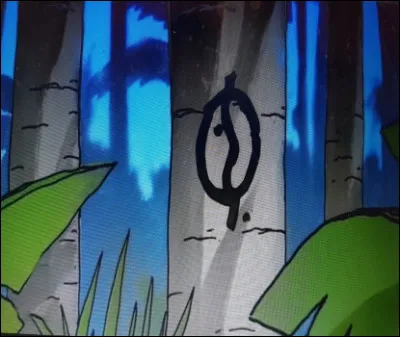 Il remarque le symbole du pharaon
Qui à bien pu le dessiné ?