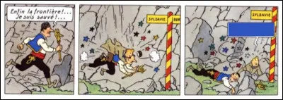Le mystère et le talent d'Hergé, c'est de rendre en quelques traits une situation irréaliste parfaitement plausible ! Que dit Tintin et dans quel album ?