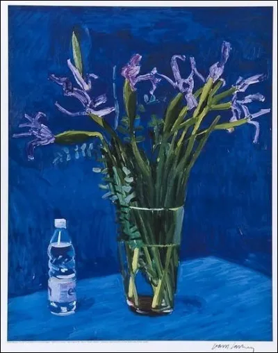 L'artiste David Hockney a choisi de nous faire découvrir le parfum poudré de ses fleurs !