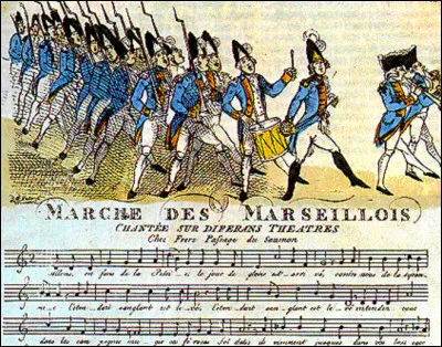Cette fois, vous me donnez l'auteur, sinon ce serait trop facile !

Aux armes, citoyens !
 Formez vos bataillons ! 
Marchons, marchons ! 
Qu'un sang impur... 
Abreuve nos sillons !