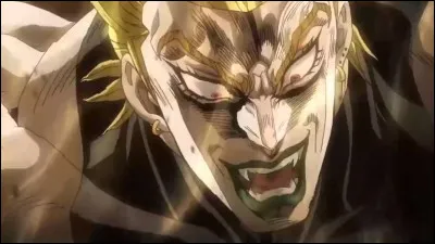 Avec quel objet DIO tente-t-il d'écraser Jotaro ?