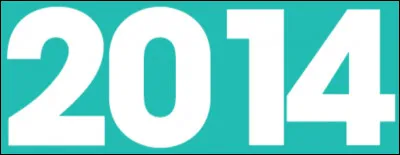 Laquelle de ces chansons n'est pas sortie en 2014 ?