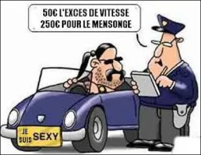 Un homme a été arrêté. Un officier est chargé de sa description en s'exclamant "Nez aquilin, bouche moyenne", l'autre homme rétorque :