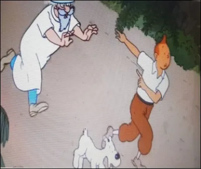 Comment Tintin a-t-il fait pour que l'infirmier &agrave; l'entr&eacute;e le laisse passer ?
