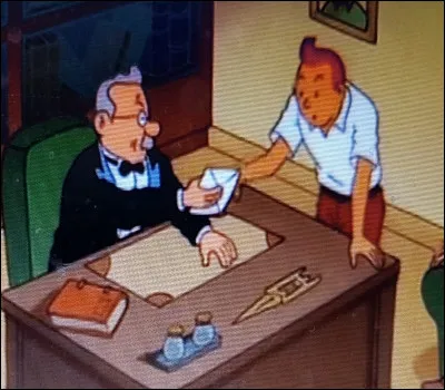 Une lettre a &eacute;t&eacute; remise &agrave; Tintin, mais que dit-elle ?