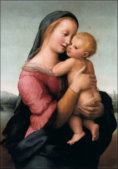 Qui a peint "La Madone Tempi" ?