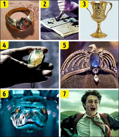 Quels Horcruxes Harry trouve-t-il à Poudlard ?