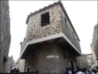 Comment se nomme le seul bâtiment de Pompéi exclusivement dévolu à la prostitution ?