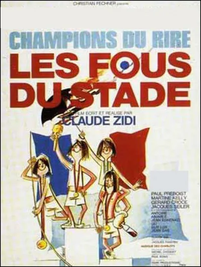 Fou comme "Les Fous du Stade" : qui jouait dans cette comédie de Claude Zidi ?
