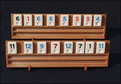 Les numéros vont de 1 à 15.