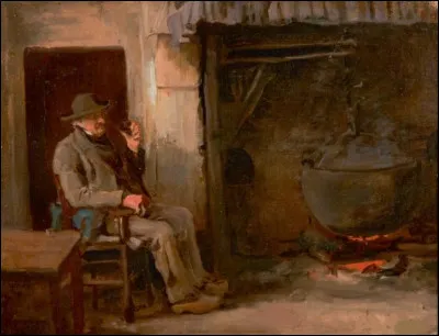 Qui a peint "Le Repos près du feu" ?