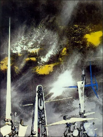 À qui appartient le tableau intitulé "Feu volant" ?