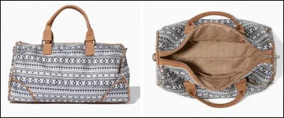 Quel est le nom de ces sacs conçus pour partir en week-end ?