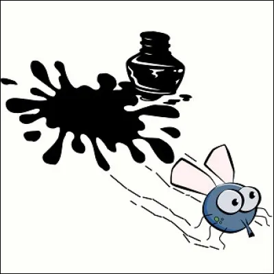 Que signifie l'expression : des pattes de mouches ?