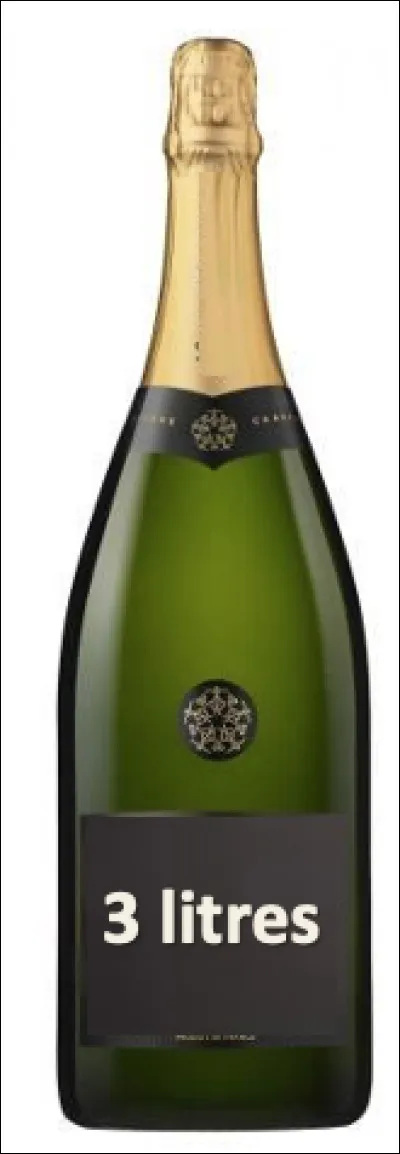 Quel est le nom de cette bouteille de 3 litres qui contient quatre bouteilles de champagne ?