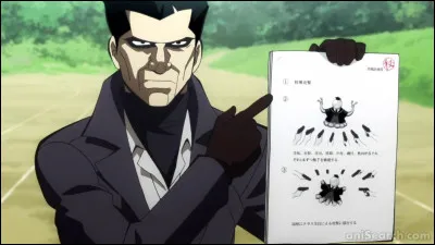 Tueur expérimenté et fondateur d'une association d'assassins, il les entraîne et les envoie en mission. Il a d'ailleurs déjà essayé de tuer Koro-Sensei. Voici :
