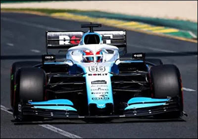 Pilote de la Williams numéro 63, ce jeune pilote britannique commence sa carrière en F1 la même année qu'Alexander Albon ou Lando Norris. Comment s'appelle ce pilote Williams ?
