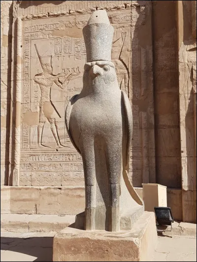 Quel est ce dieu de la mythologie égyptienne, généralement représenté avec une tête de faucon ?