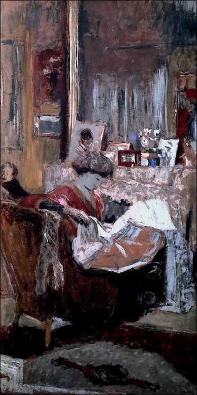 Qui a repr&eacute;sent&eacute; "Madame Hessel lisant le journal" ?