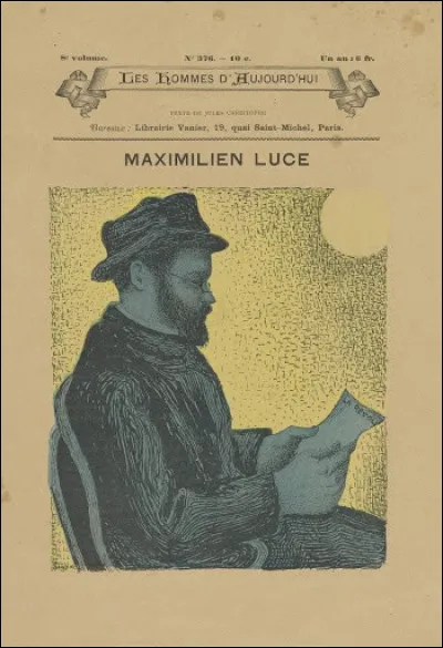 Qui a dessin&eacute; le portrait de Maximilien Luce lisant son journal ?
