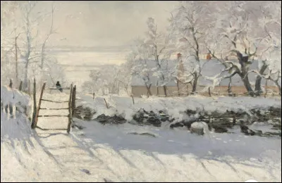 La Pie est une peinture à l'huile sur toile.