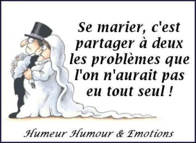 Leur union fera votre force, les "époux" !