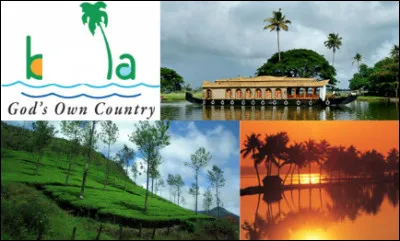 Quel est cet État indien, situé au sud, recouvert de forêts et traversé par un réseau de lagunes et se canaux, surnommé "le pays de Dieu " ?