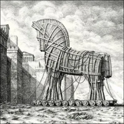 Quel héros a eu l'idée de construire le cheval de Troie ?