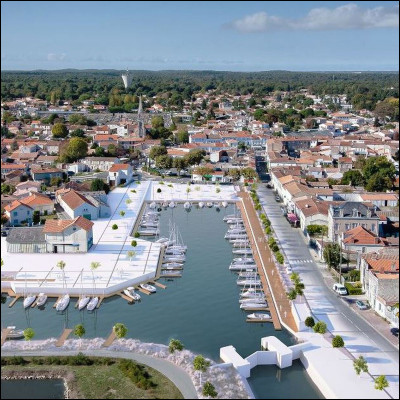 Petite ville de Charente-Maritime, peuplée de 4 300 habitants, située à l'extrémité de la presqu'île d'Arvert :