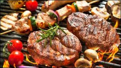 Une viande qui est grill&eacute; sur un barbecue est souvent appel&eacute;e la...
