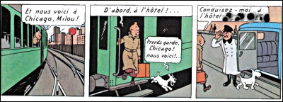 Arrivant à Chicago, Tintin tente de faire route vers son hôtel, lequel a pour nom ...