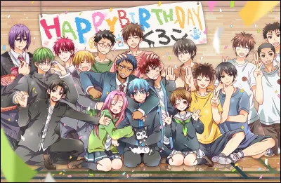 À l'anniversaire de Kuroko qu'y avait-il d'organisé en tout premier ?