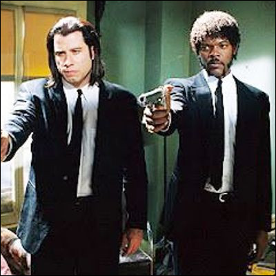 Dans quel film apparaissent les gangsters Jules Winnfield et Vincent Vega, joués par Samuel L. Jackson et John Travolta ?