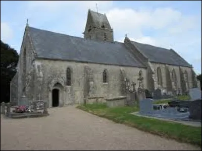 Voici l'&eacute;glise Saint-Cl&eacute;ment de Flottemanville. Village normand, dans le Cotentin, il se situe dans le d&eacute;partement ...