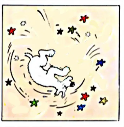 Encore une fois Milou, fait des siennes ! Contre quel ennemi s'est-il une fois de plus engagé, ce qui laissera des traces ?