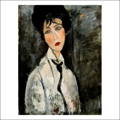 Pour finir en beaut, qui a peint la 'Femme  la cravate' ?