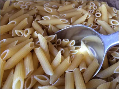 Quelles pâtes apercevons-nous ici ?