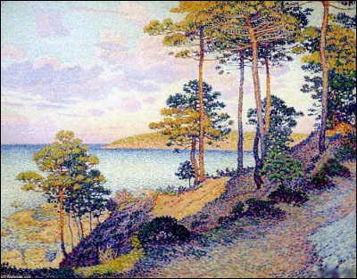 Quel peintre belge a réalisé le tableau "La Pointe Saint-Pierre à Saint-Tropez" ?