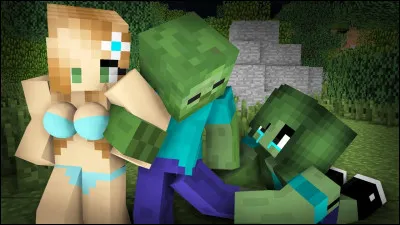 Est-ce qu'il y a des zombies dans Minecraft ?