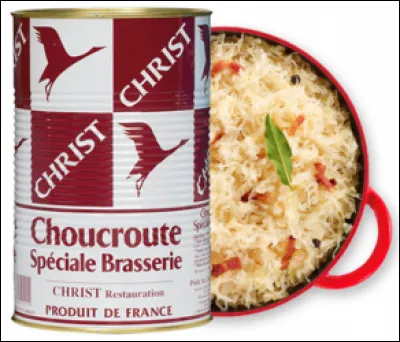 Comment se nomme le moyen de pr&eacute;paration et de conservation utilis&eacute; pour la choucroute ?