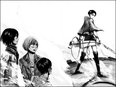 « Livaï serait tellement rapide que le sang n'a pas le temps de le toucher. » Qui a dit cette phrase ?