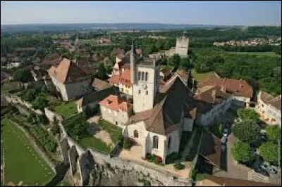 Voici une jolie petite ville possédant une tour médiévale, surnommée la "cité des peintres". Quel est son nom ?