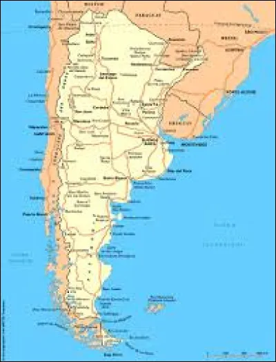 L'Argentine est le pays le plus vaste d'Amérique du Sud.