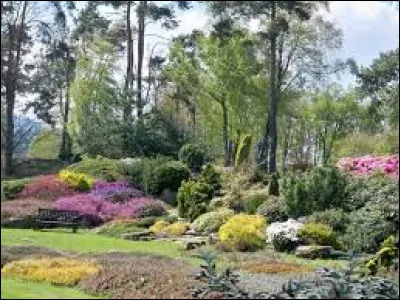 Voici un parc paysager et botanique implanté à Ban-de-Sapt. Ce sont les...